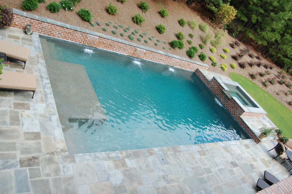 Photo of a traditional pool in Atlanta.