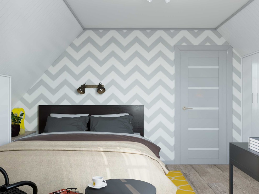 «Скандинавский лофт» мансардный этаж загородного дома