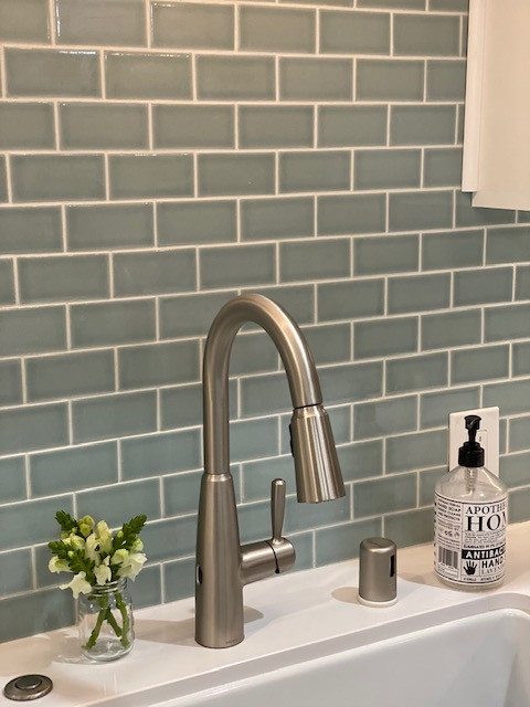 Richmond Kitchen with Custom Handmade Backsplash