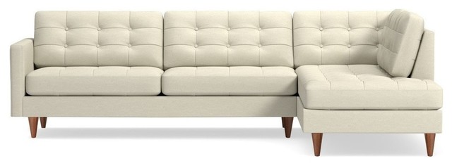 Lexington 2 Piece Sectional Sofa Cream Chaise On Right