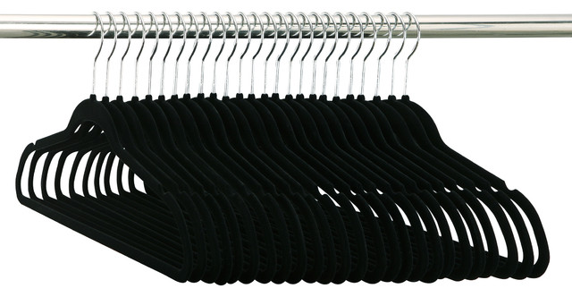 velvet clothes hangers
