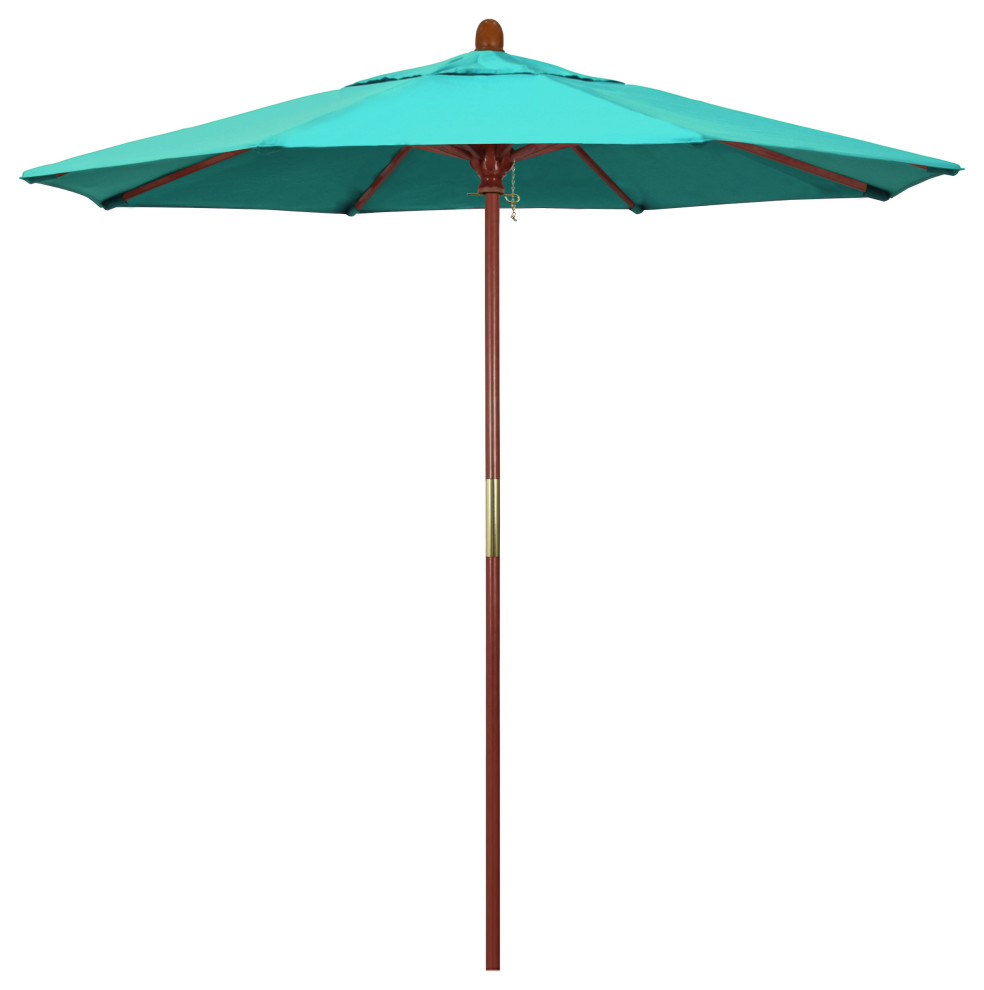 7.5' Wood Umbrella Aruba