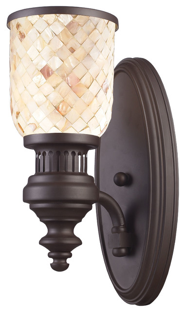 Elk Lighting 66430 1 Chadwick Light Wall Sconce Elk Lighting 66430 1 Chadwick Light Wall Sconce