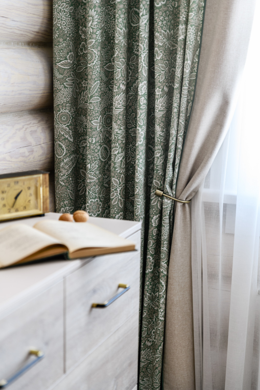 Фотосъемка штор для спальной комнаты