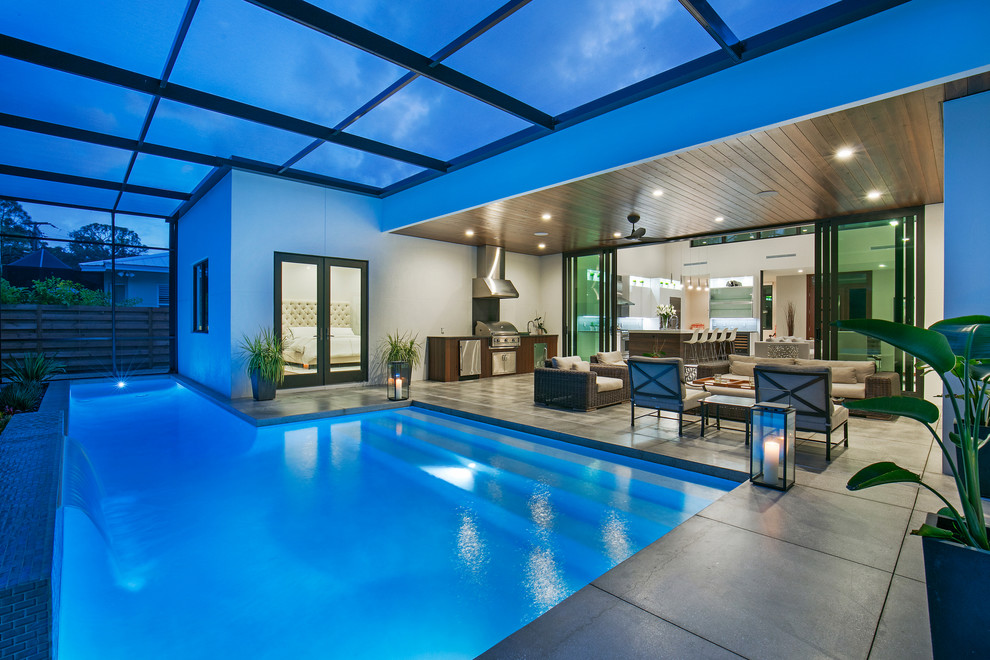 Camino Real Residence - Modern - Pool - Tampa - by April Balliette