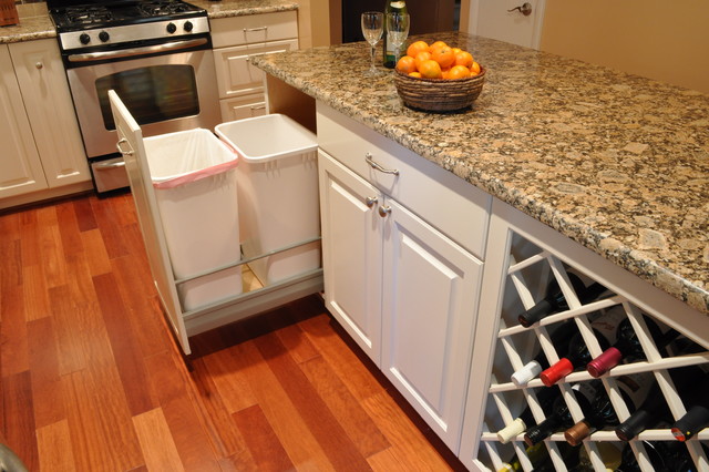 Kitchen Remodel White Cabinets Tile Backsplash Undercabinet