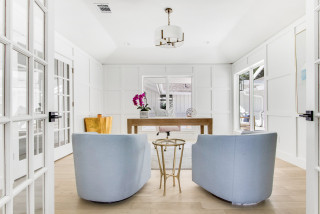 ミッドセンチュリースタイルのおしゃれなホームオフィス・書斎