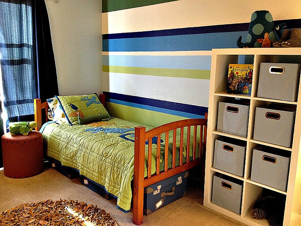 This is an example of a contemporary kids' room in Denver.