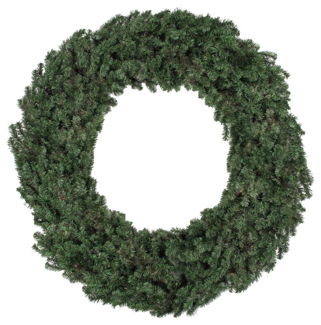 Commercial Size Canadian Pine Artificial Christmas Wreath, 8' Unlit
