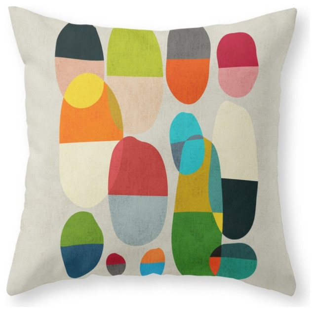 Jagged Little Pills Throw Pillow - Contemporary - Decorative Pillows - by Society6