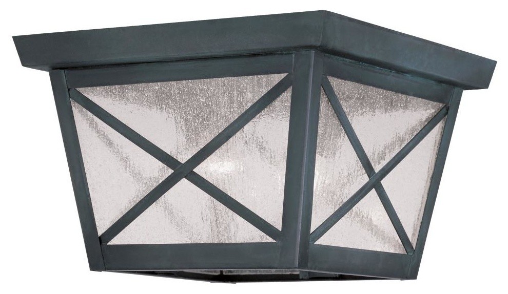 Charcoal Outdoor Flush Mount