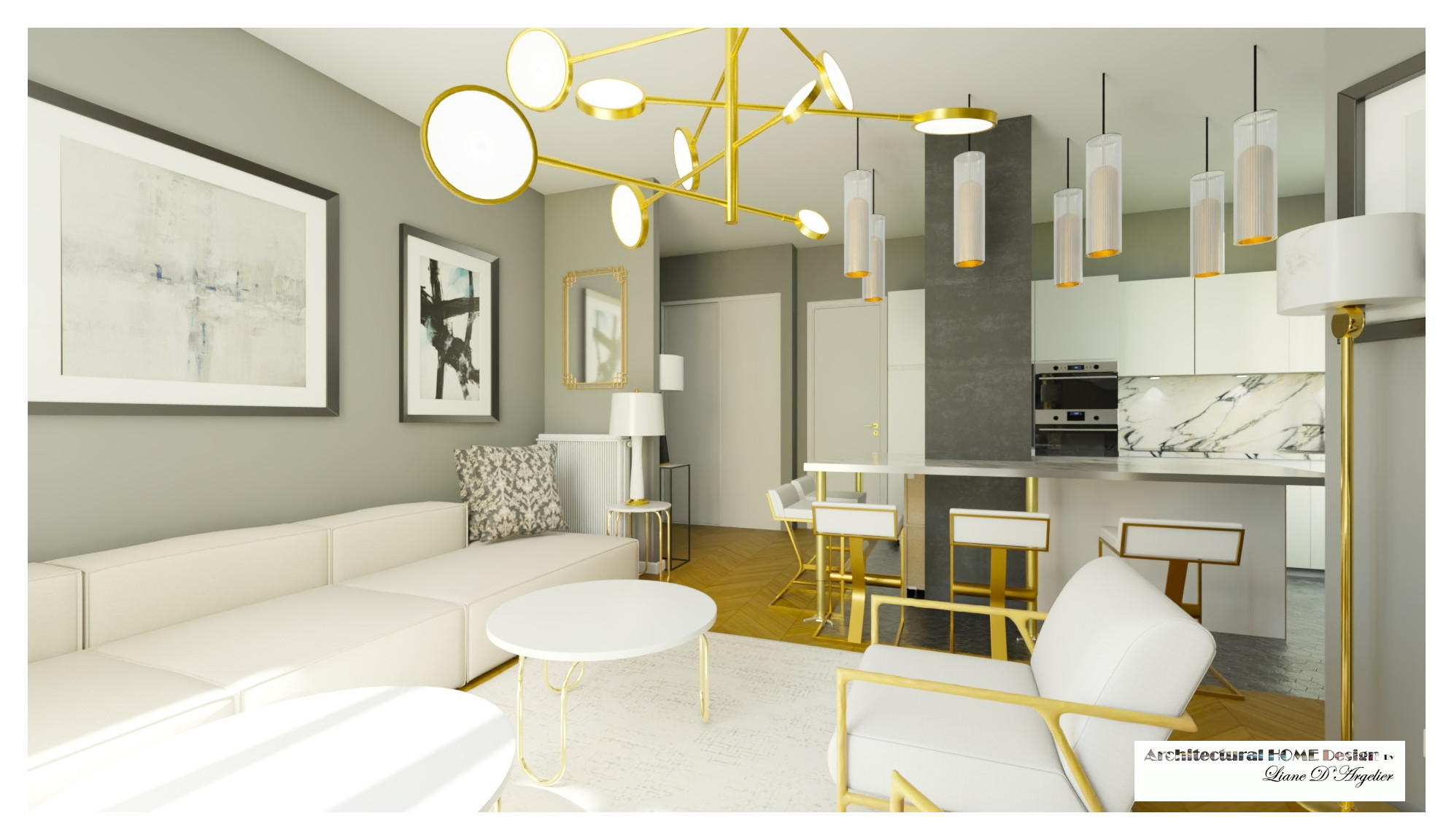 Appartement Haussmannien cœur de Nice.