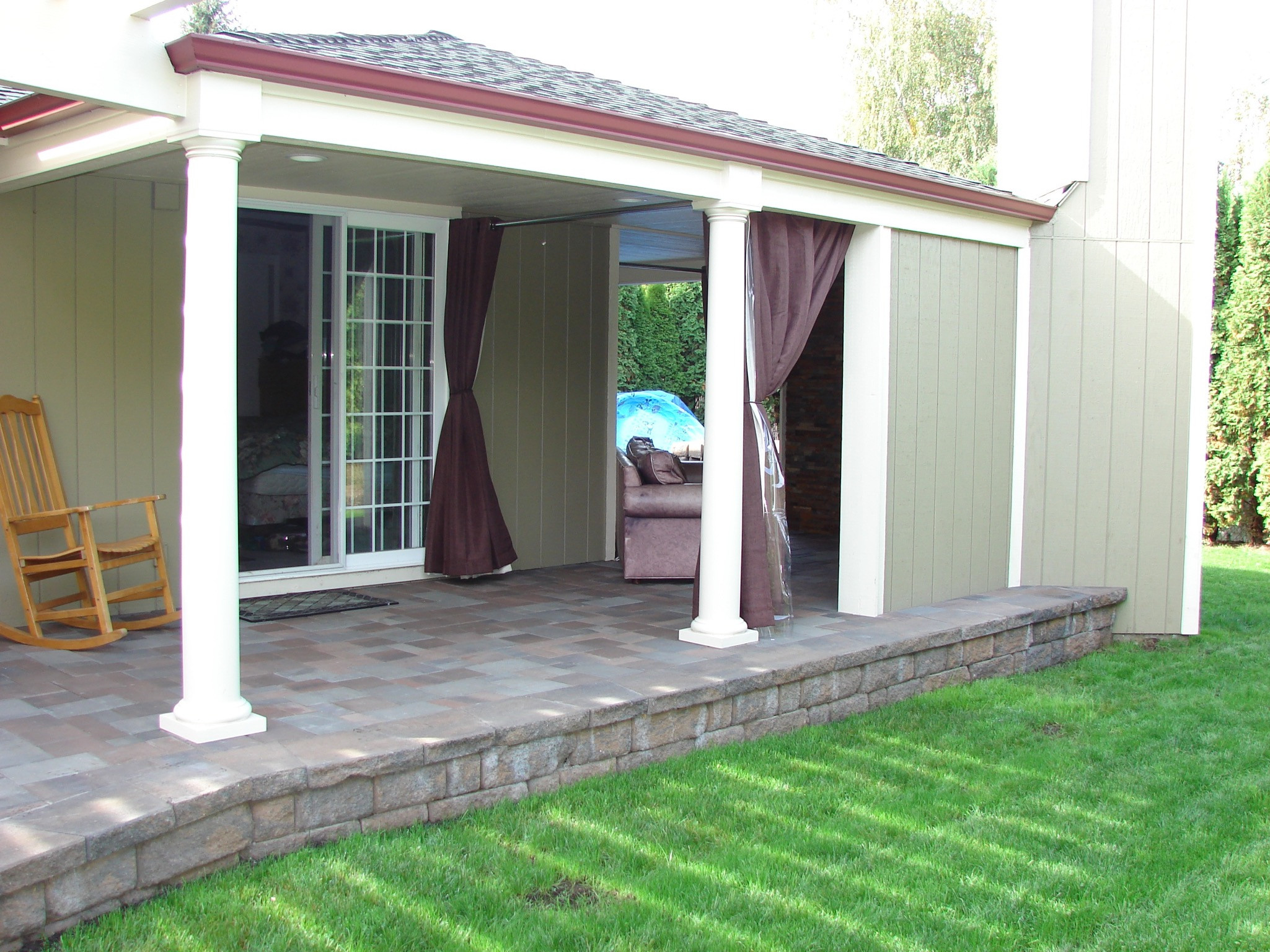 outdoor living space