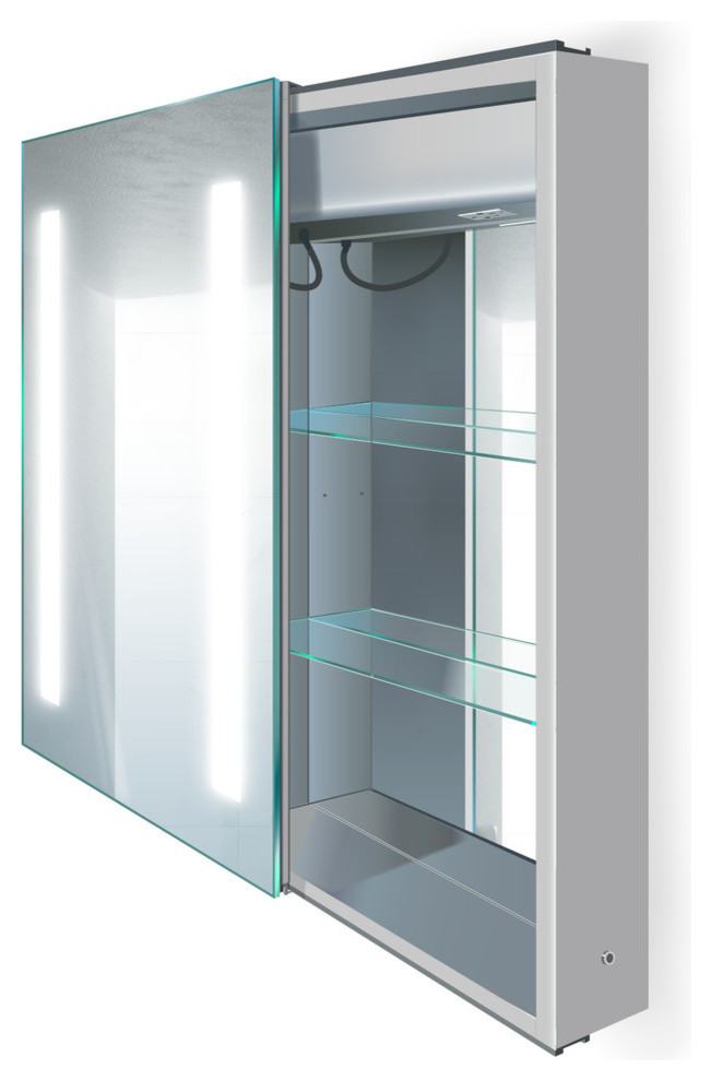 Led Medicine Cabinet Modern Medicine Cabinets By Krugg Reflections