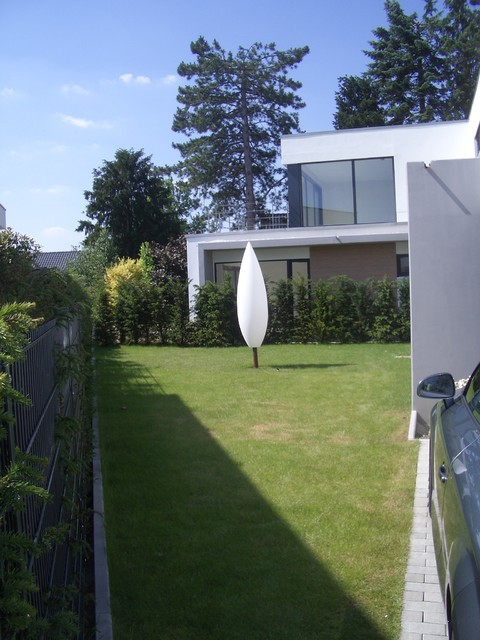 Doppelhaus / Essen modern-fasad