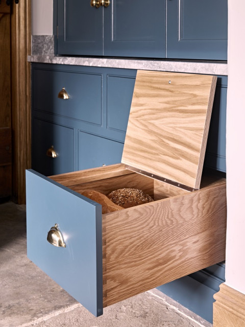 Solid Oak Bread Box country-kitchen