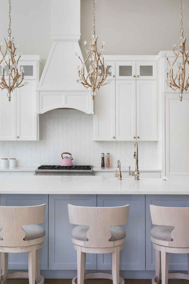 Kitchen - transitional kitchen idea in Austin