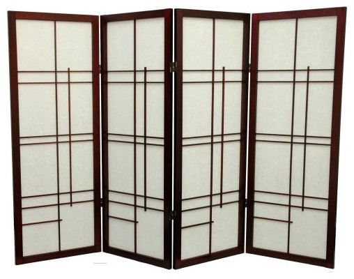 Oriental Furniture Low Eudes Shoji Screen Room Divider 48 Inch Oriental Furniture Low Eudes Shoji Screen Room Divider 48 Inch Asian Screens And Dividers By Hayneedle