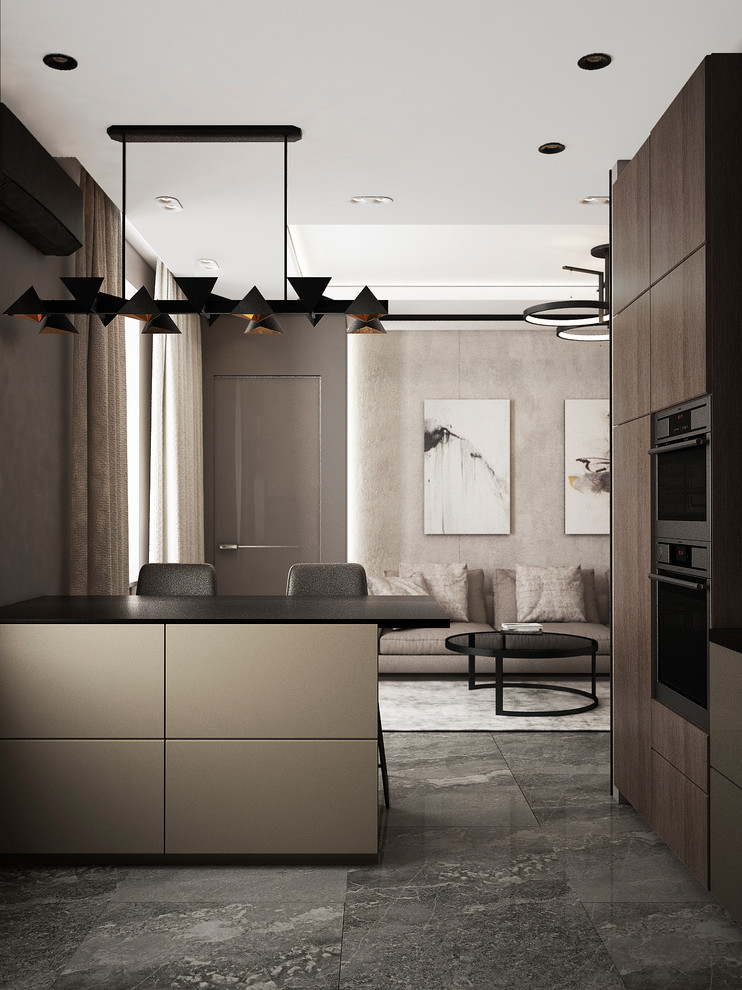 Минималистичный интерьер для молодой пары