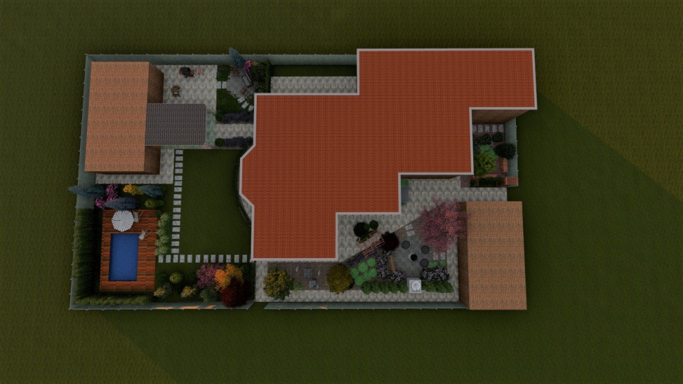 Проект частной резиденции №1 в г. Краснодаре