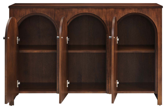 Appia 3-Door Arched Door Sideboard Storage Cabinet - Transitional - Buffets And Sideboards - by ...