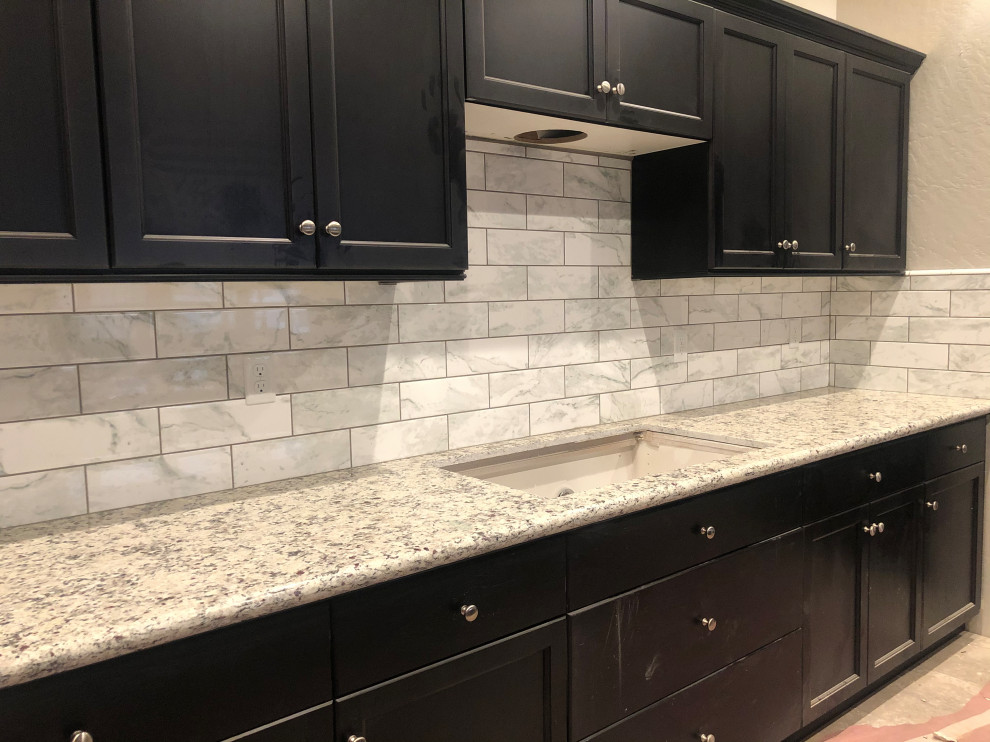 How to Epoxy Countertops with Backsplash and no Demolition 