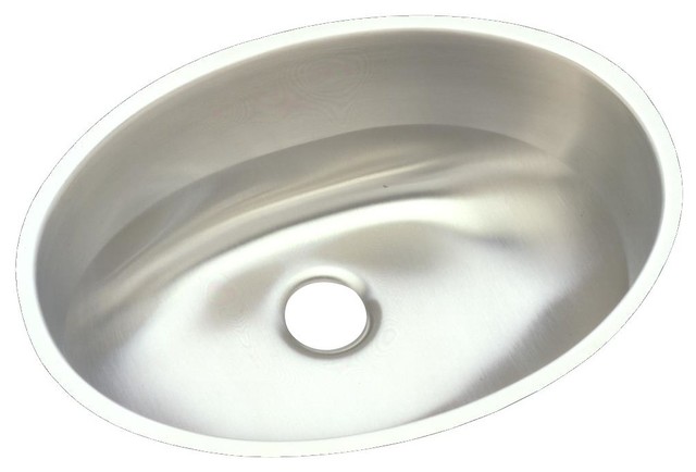 Elkay Asana Stainless Steel 18 X14 X6 Undermount Bathroom Sink Elkay Asana Stainless Steel 18 X14 X6 Undermount Bathroom Sink Eluh1511 Contemporary Sinks By Kitchen And Bath Distributor