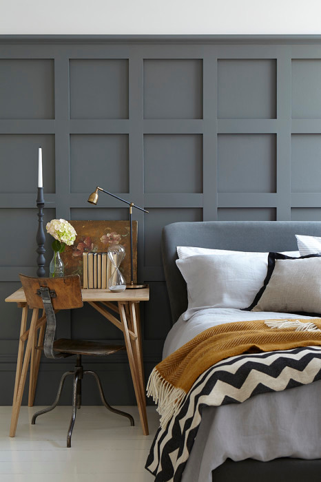 Inspiration for a transitional bedroom in West Midlands.