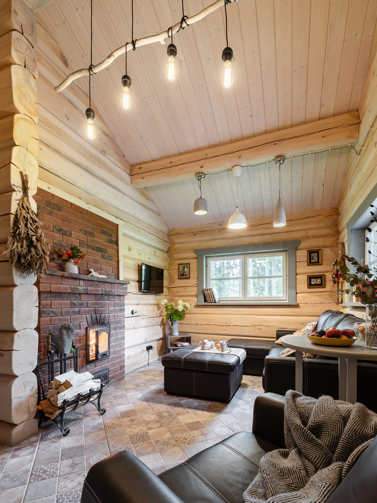 Inspiration for a rustic home design remodel