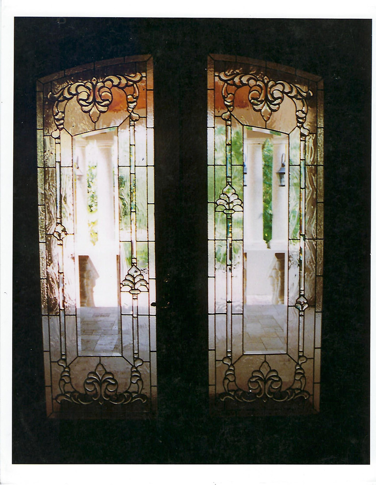Front Door Traditional Entry Miami by Artglass of the Keys LLC