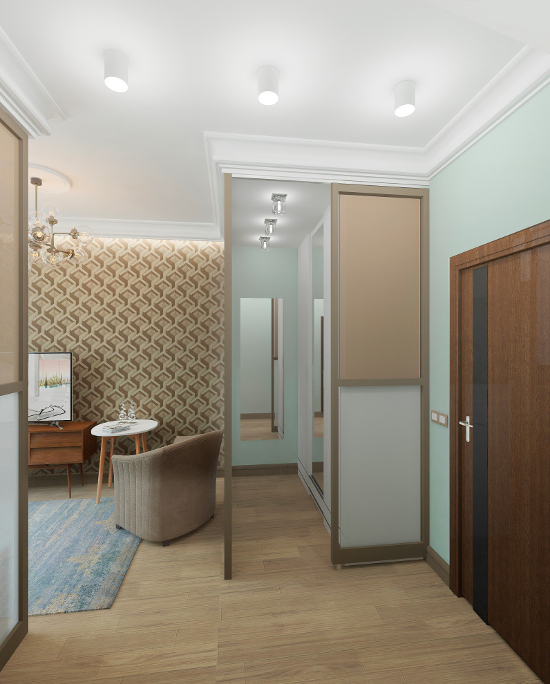 Эклектичный. Квартира для трех поколений - "Мята и папоротник"