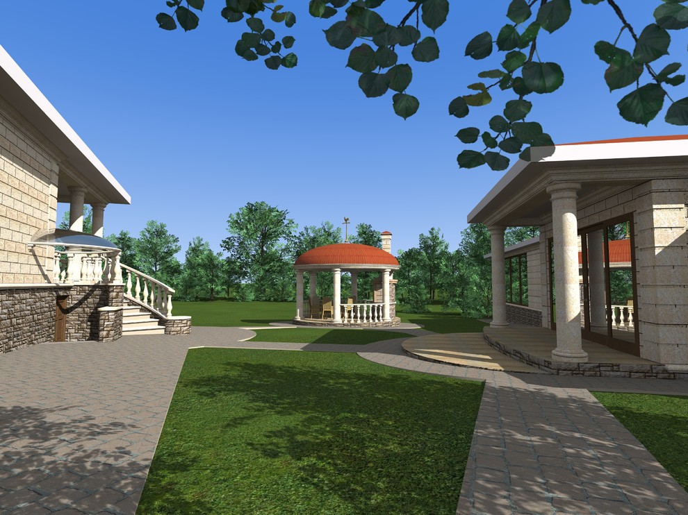 Дом в средиземноморском стиле "Майя" + комплекс сооружений