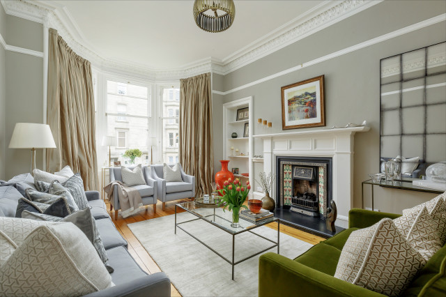 Edinburgh Victorian Full Property Transformation victorian-living-room