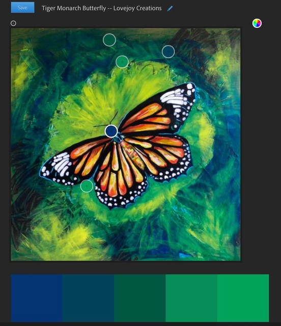Natural Hues for Tiger Monarch Butterfly