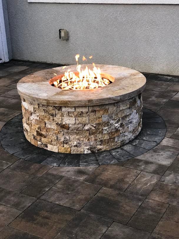 Backyard Patio with Pergola