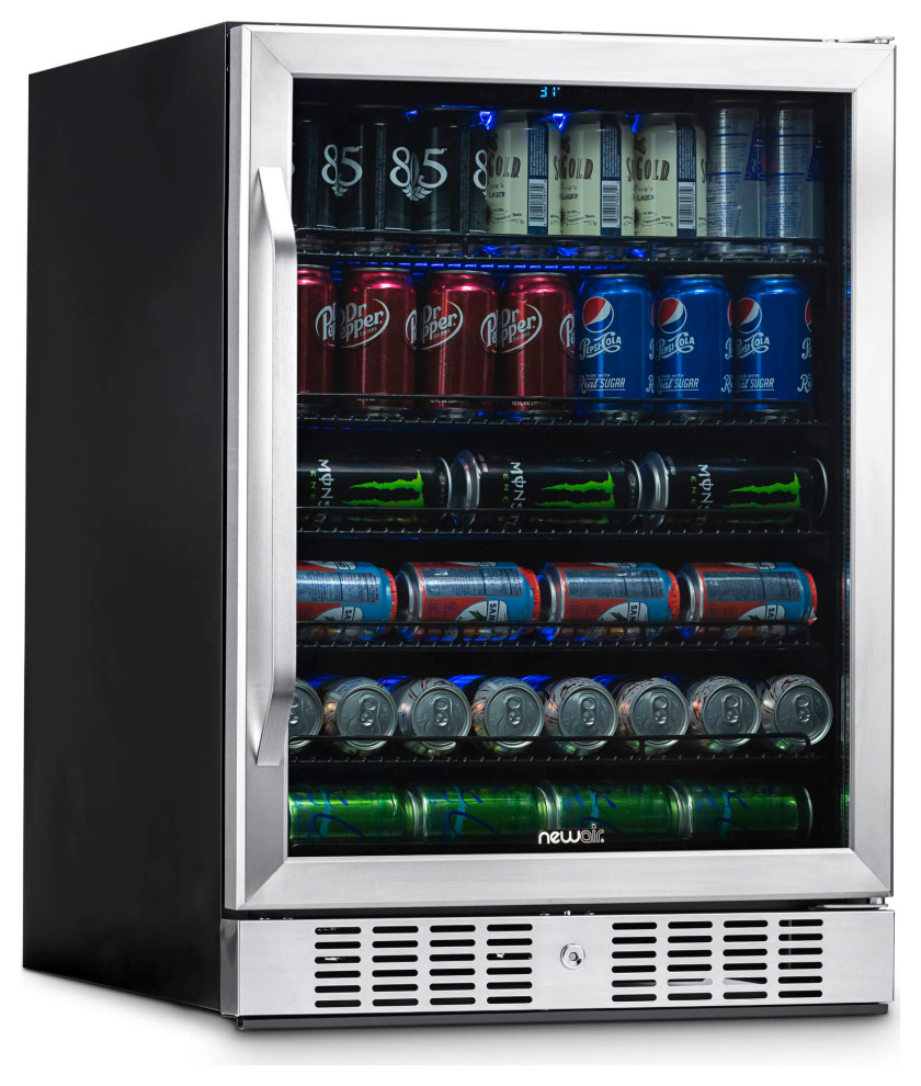 Newair ABR-1770 Built-In, Stainless Steel, 177 Can Beverage Refrigerator