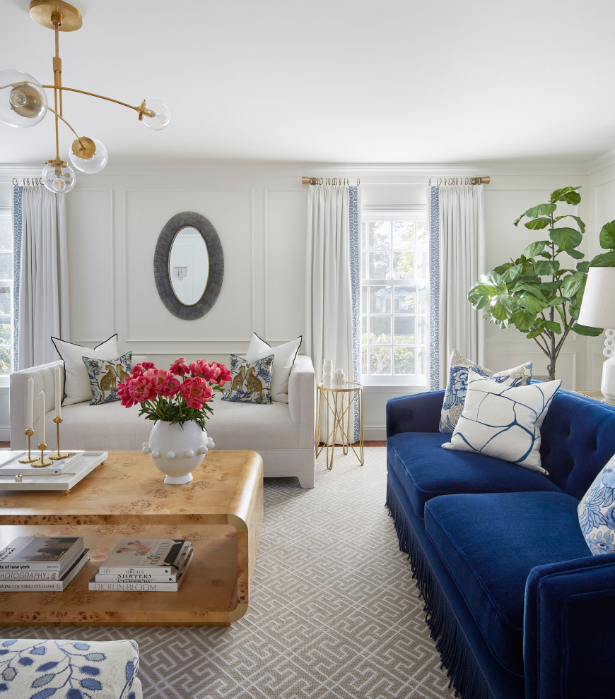 Pine Lane House, Rye NY - Transitional - Living Room - New York - by ...