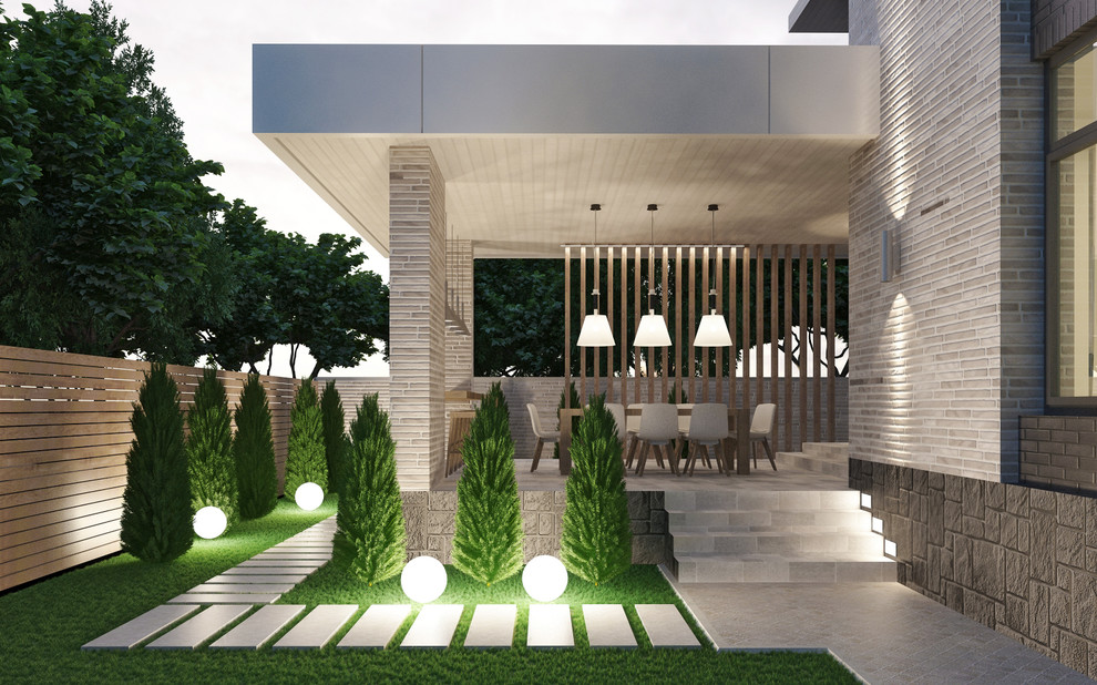 Современный дом из ригеля