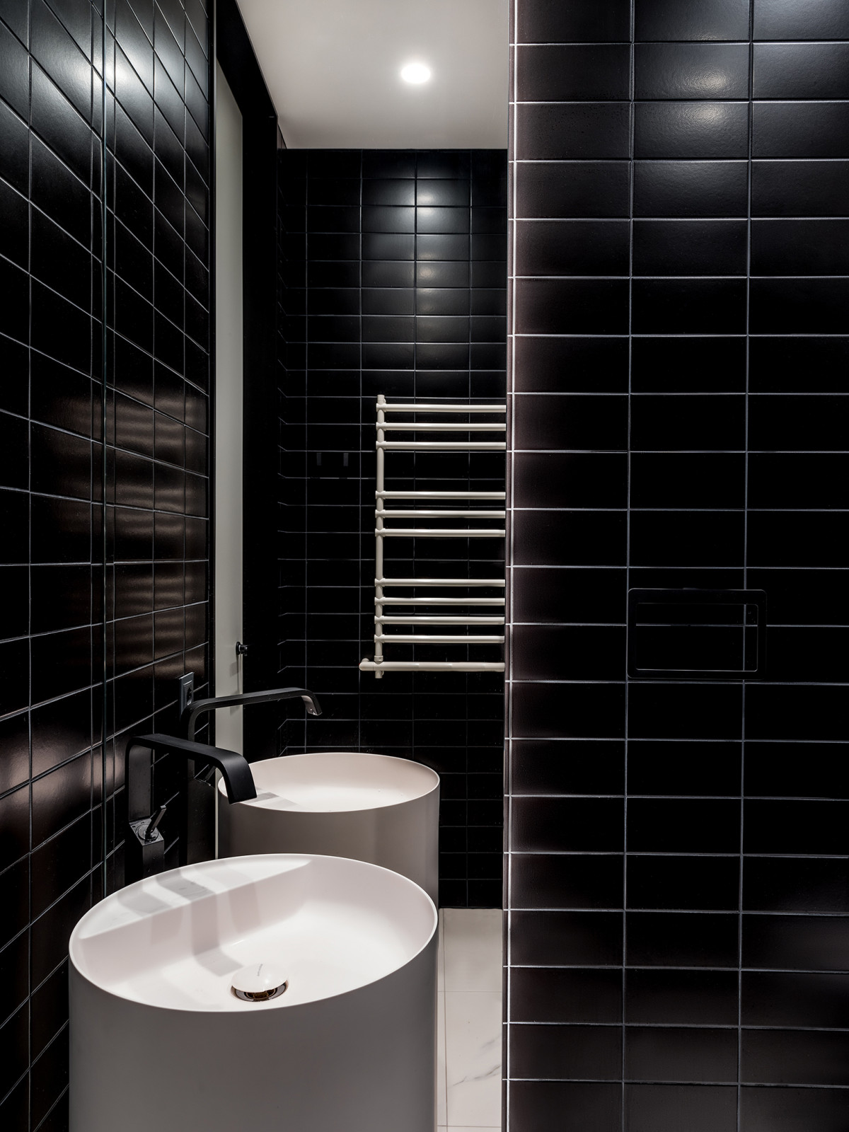 Интерьер санузла в частной квартире от Анны Яровиковой