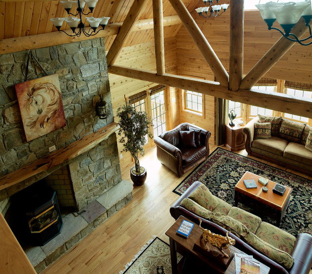 Maryland Countryside Estate modern-wohnbereich