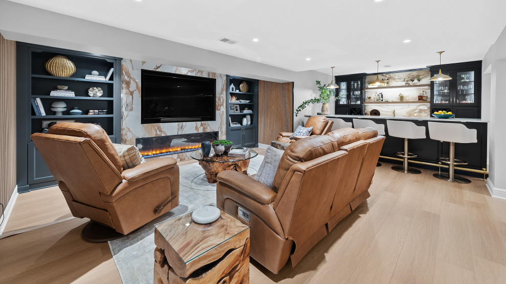 Luxury Complete Basement Transformation | Pittsburgh, PA