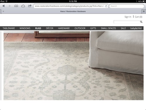 Where Can I Find A Similar Version Of This Restoration Hardware Rug