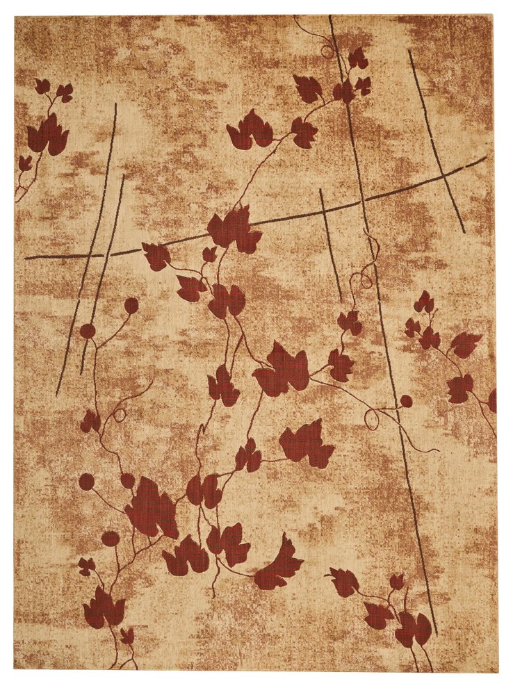 Nourison Somerset St70 Rug, Latte, Rectangular 7'9"x10'10