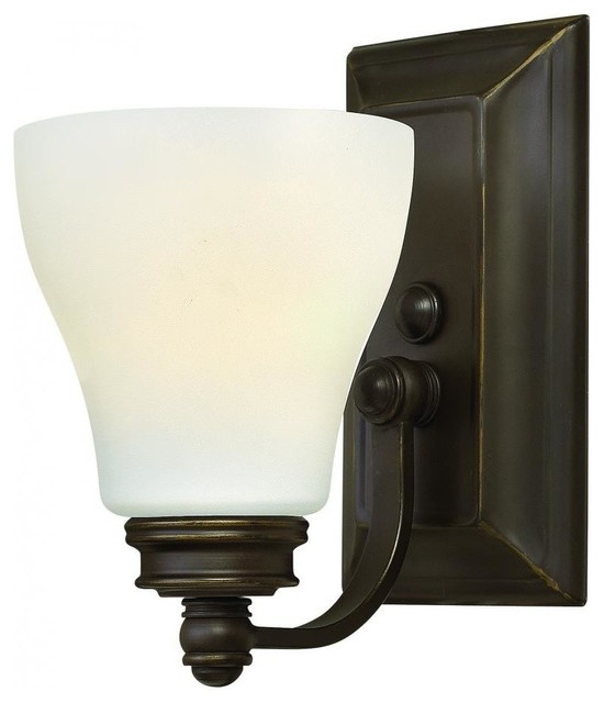 Hinkley Claire 1-Light Oil Rubbed Bronze Bathroom Sconce