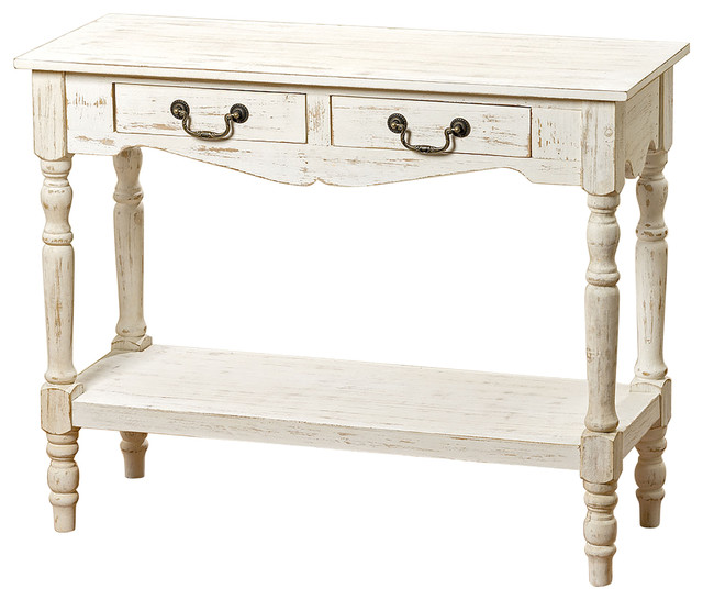 The French Country Style 2 Drawer Console Table Farmhouse The French Country Style 2 Drawer Console Table Farmhouse Tables By Whole House Worlds