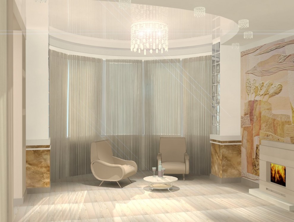 Визуализация гостиной