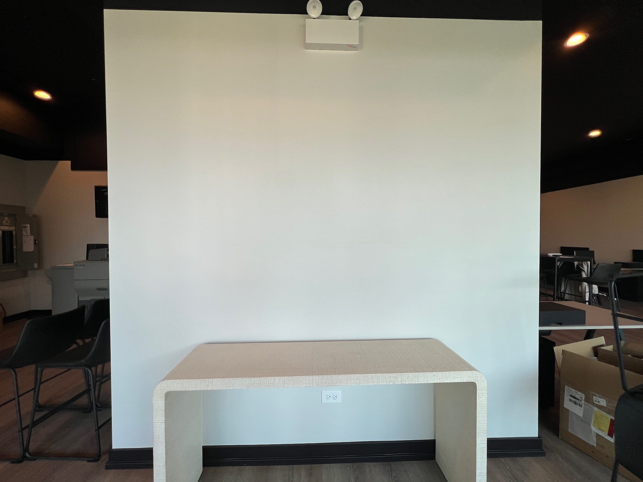 Before | Accent wall