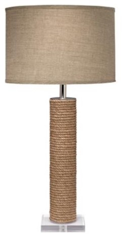 Jamie Young Cylinder Jute Table Lamp