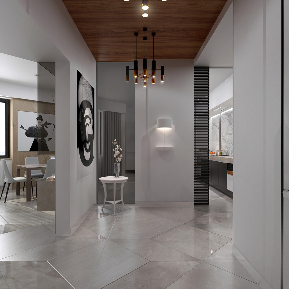 Дизайн-проект трехкомнатной квартиры в современном стиле г.Иркутск