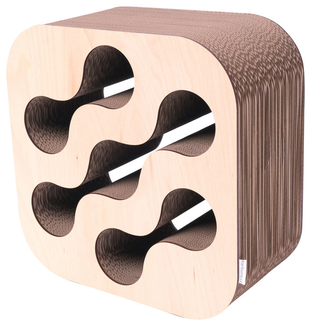 Eco Cardboard Wine Rack, Natural